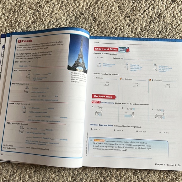 Go Math! 5th Grade, Volume 1 - Picture 8 of 10